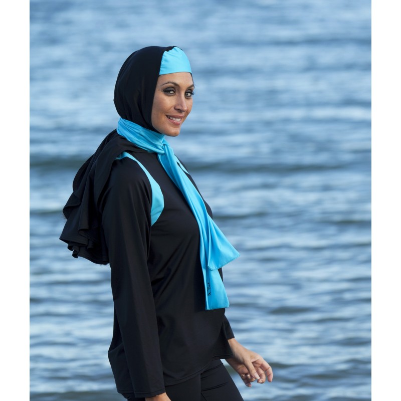 Burkinis bicolore pour Femme voilée